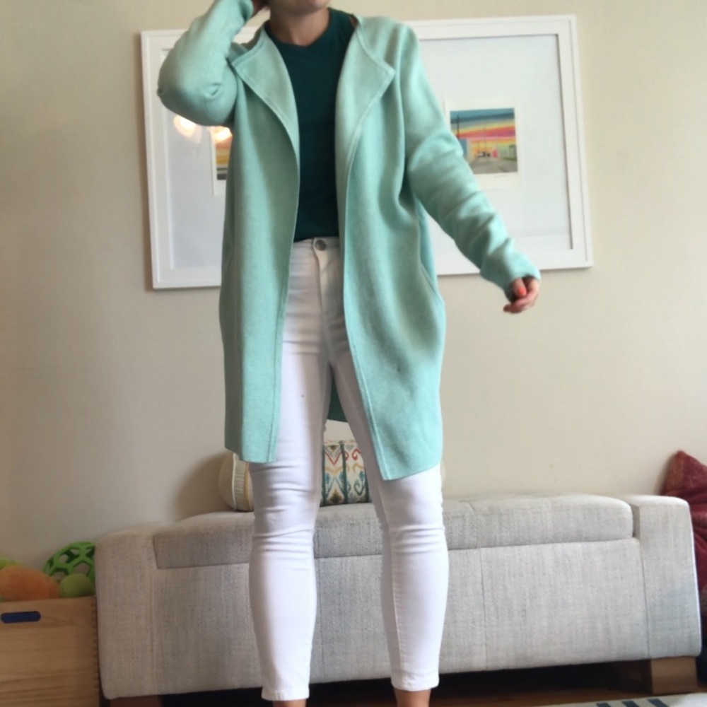 Open front sweater